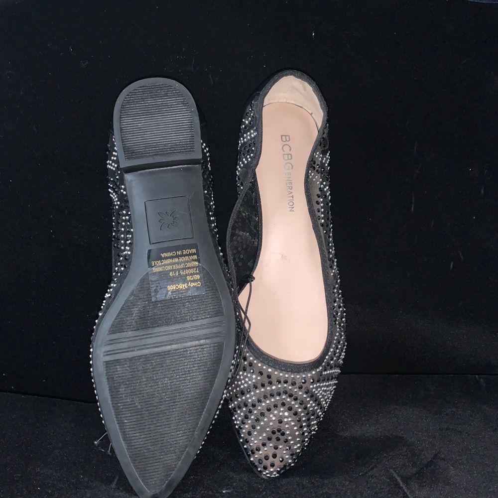 BCbGenteration Black Cindy Flats